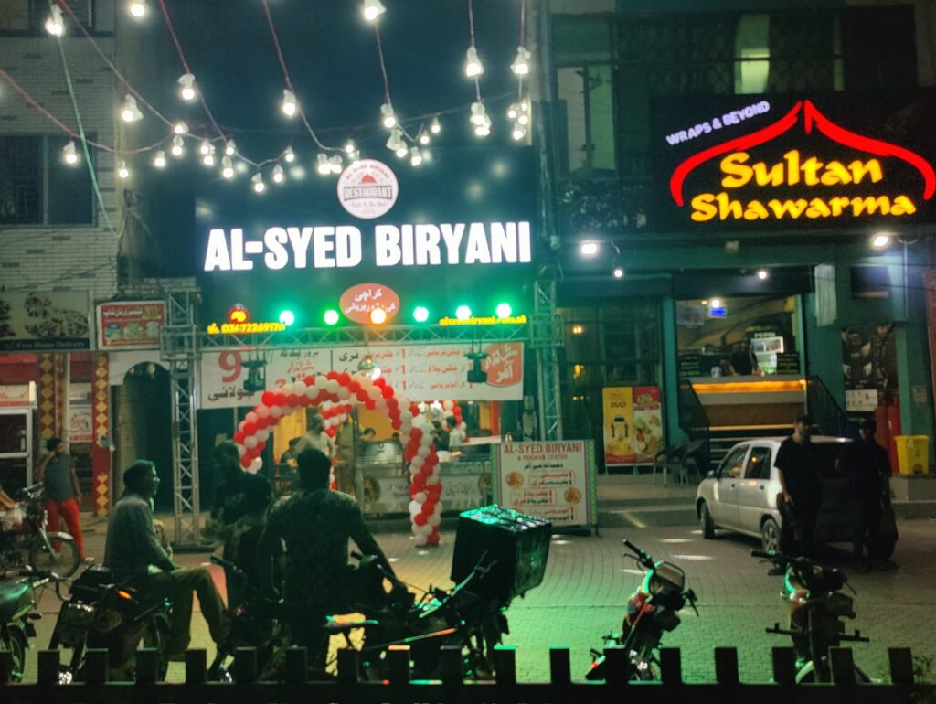 Al Syed Biryani Civic Center, Faisal Town Review