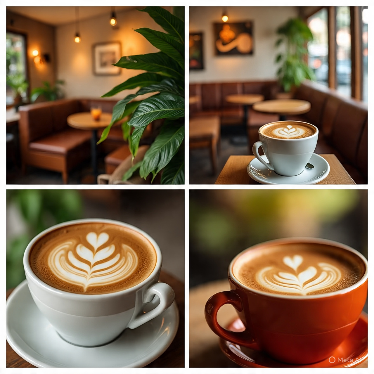 Collage of cozy interiors, signature drinks, and inviting décor from hidden cafés in Karachi, highlighting the city's best underrated coffee shops and local favorites.