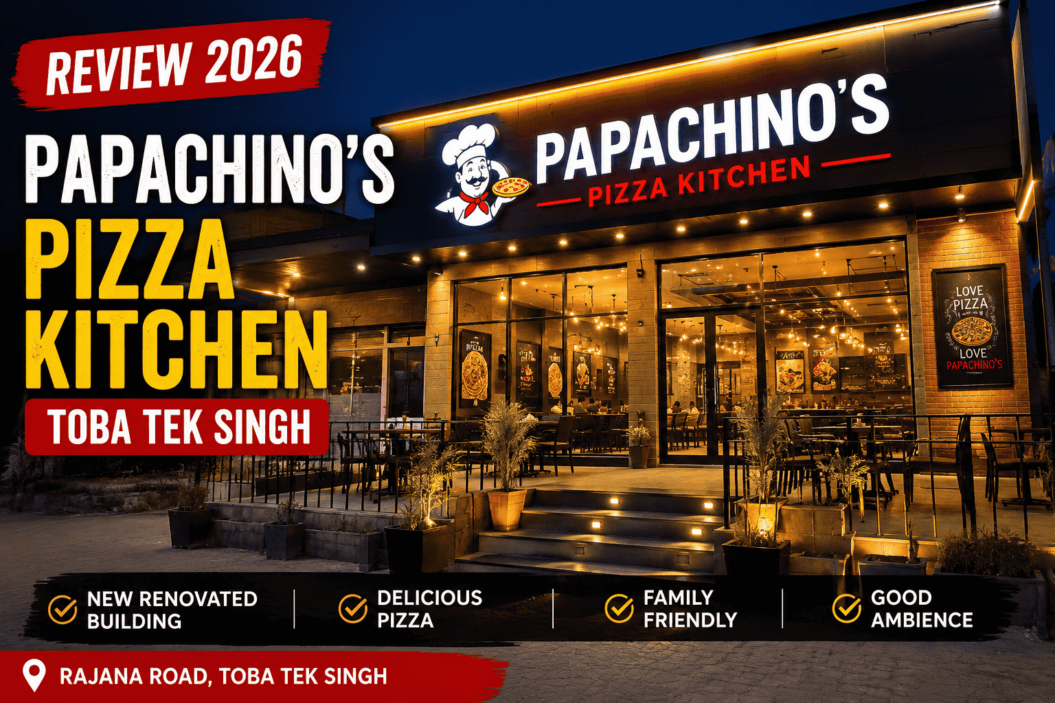 Papachino’s Pizza Kitchen Toba Tek singh