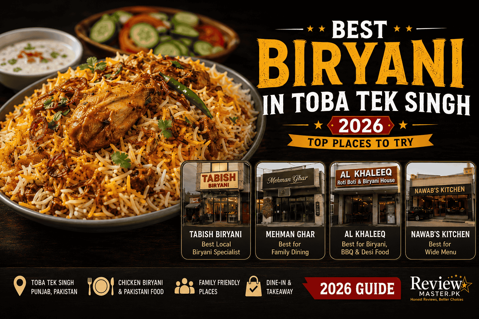 Best Biryani in Toba Tek Singh 2026: Top Places